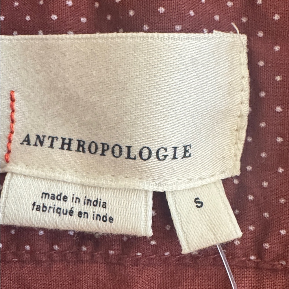 Anthropologie Eula Pintucked Mini Skirt pleated bohemian size Small NWT - Picture 7 of 11